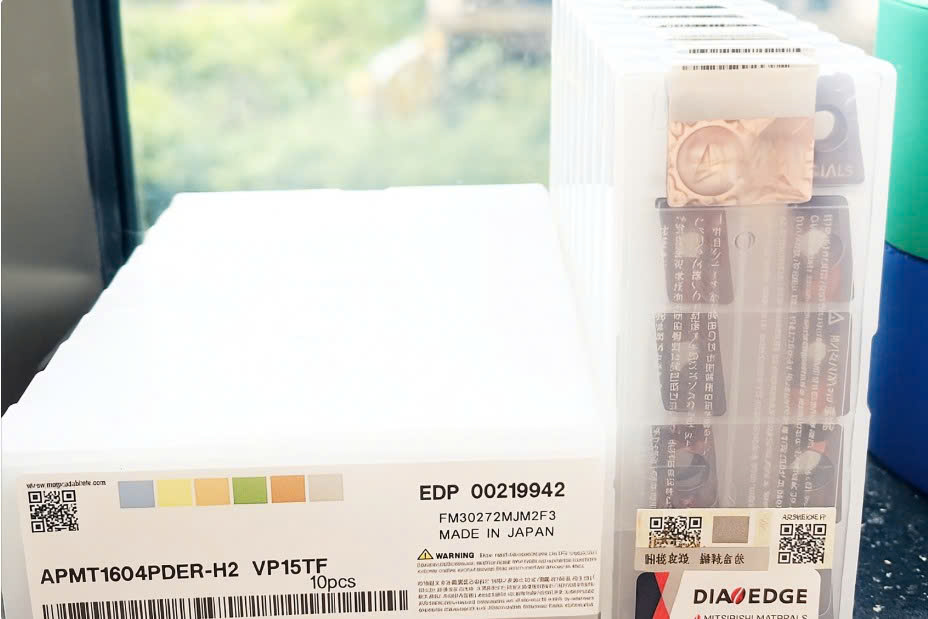 Mảnh dao phay Mitsubishi APMT1604PDER-H2 VP15TF 