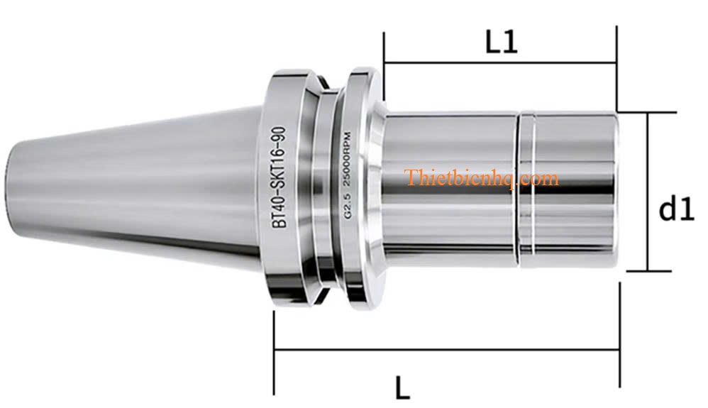 Kích thước bầu kẹp BT30-SK