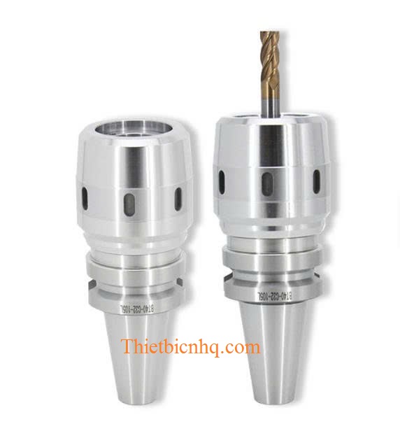 Bầu kẹp BT-C kẹp dao phay ngón chuôi trụ trên máy CNC