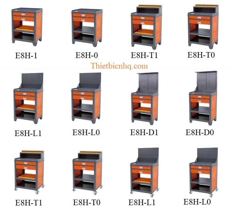 Các loại mẫu xe đẩy bầu kẹp CNC E8H