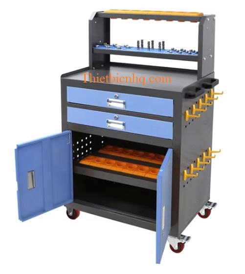 Xe Đẩy Dụng Cụ CNC – Quản Lý Dụng Cụ Bầu Kẹp 