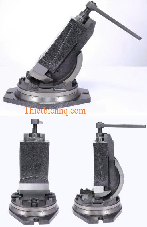 Ê tô nghiêng điều chỉnh góc từ 0 đến 90 độ cho máy phay 
