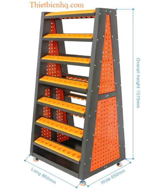 Kích thước giá để bầu kẹp CNC 2 mặt 860x650x1575mm