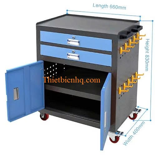 Kích thước xe đẩy dụng cụ CNC M2