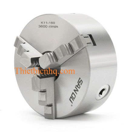 Mâm Cặp 3 Chấu K11-160 (D160) – Tự Định Tâm, Kẹp Phôi Chính Xác 