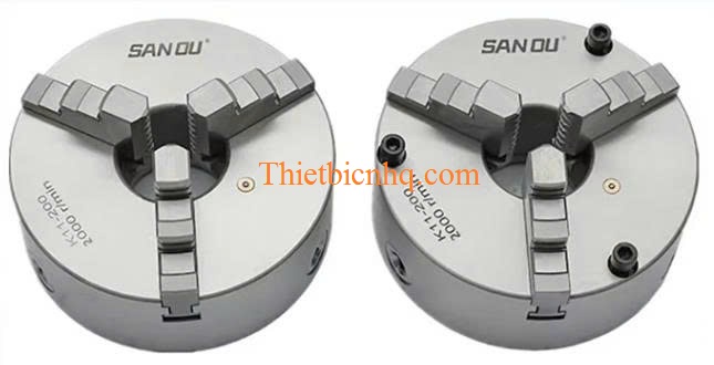 Mâm cặp 3 chấu K11 bắt bulông từ mặt trước