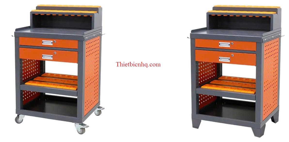 Xe đẩy bầu kẹp có bánh xe và cố định