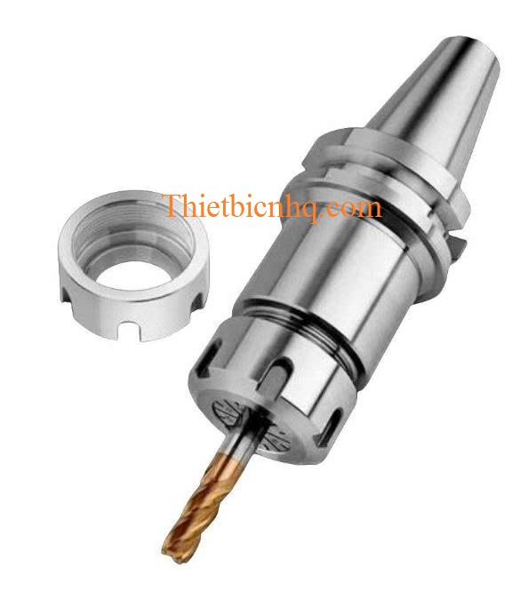 Bầu kẹp BT50-ER25 lắp collet ER25 và dao phay ngón