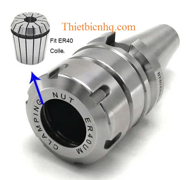 Chi tiết bầu kẹp dao BT40-ER40 gia công chính xác 